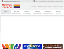 Tablet Screenshot of morrowchurch.org